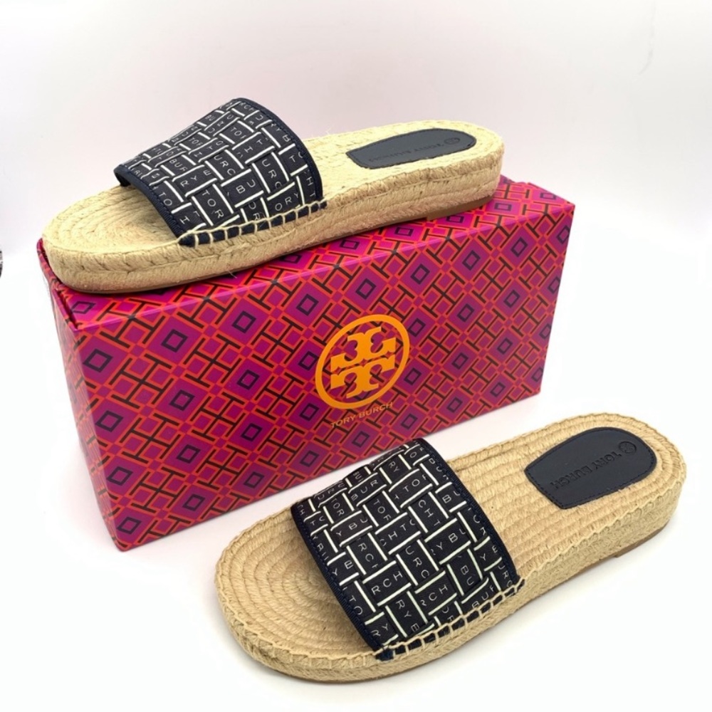 Tory Burch espadrille slide